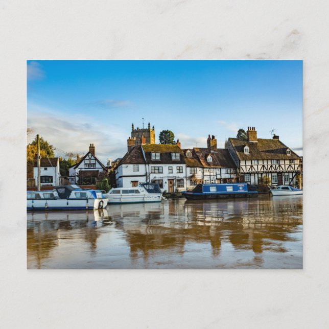 Tewkesbury Postkarte (Vorderseite)