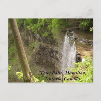 'Tews Falls', Hamilton, Ont... Postkarte
