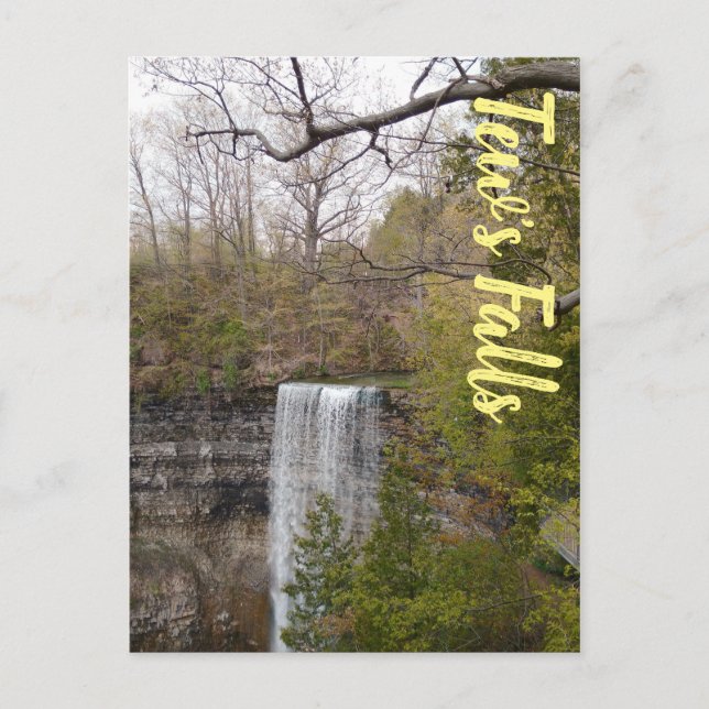 Tews Falls Hamilton Ontario Carte postale Canada (Devant)