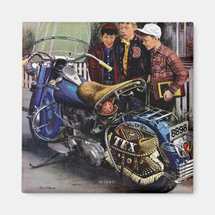 Tex Motorrad Magnet