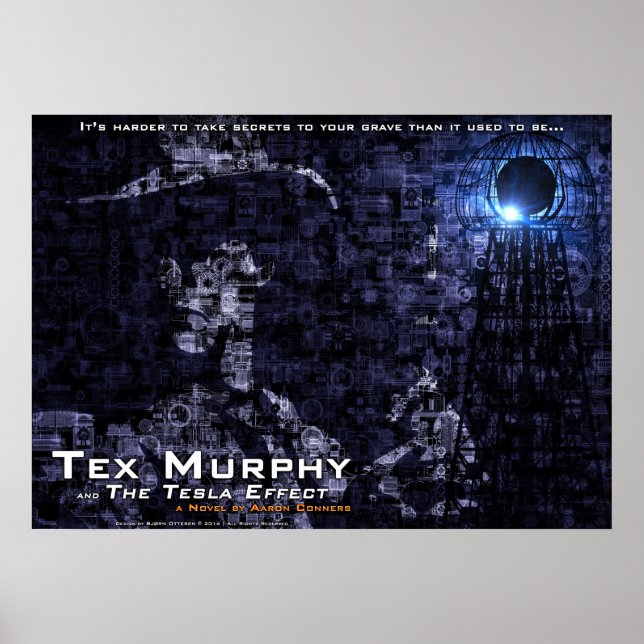 Tex Murphy und The Tesla Effect Poster [28"x20"] (Vorne)