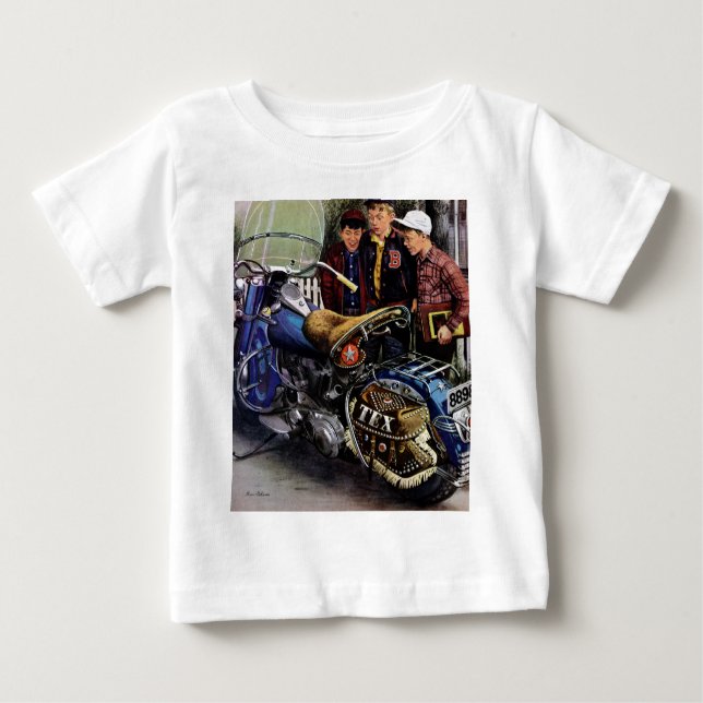 Tex’s Motorcycle Baby T-shirt (Vorderseite)