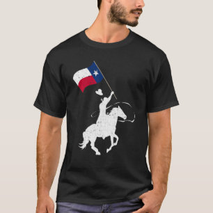 Texan Cowboy Horseback Riding T-Shirt