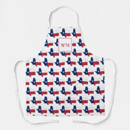 TEXAN FLAG | Monogramm | Texas Schürze