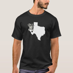 Texan Goat Rancher Goat Bauer Texas Kontur für G T-Shirt