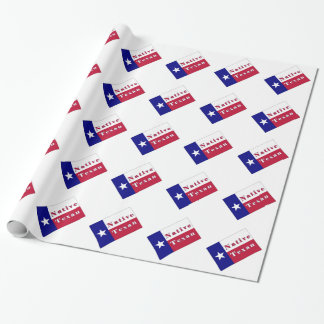 Texan Lone Star Flag Geschenkpapier
