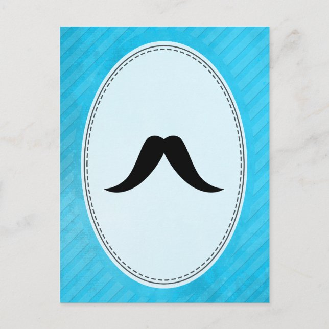Texan Mustache Postkarte (Vorderseite)