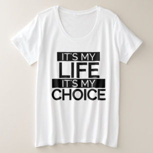 Texan Pro Choice Protest Banner Große Größe T-Shirt