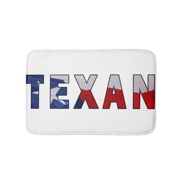 Texan Waving Flag Badematte (Vorderseite)