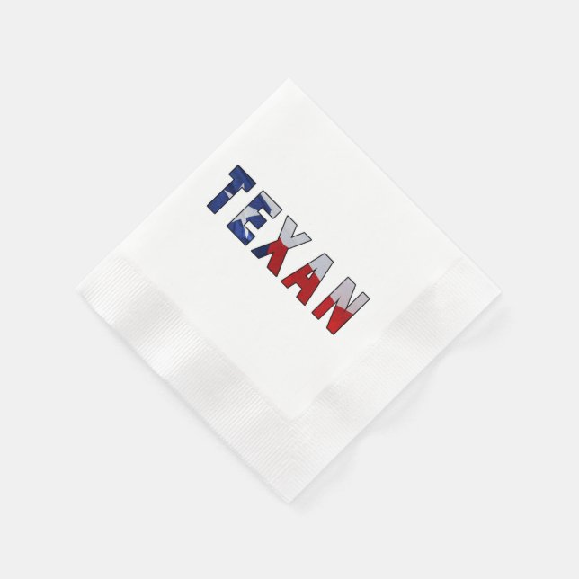 Texan Waving Flag Serviette (Ecke)