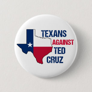 Texaner gegen Ted Cruz 2024 Wahl Button