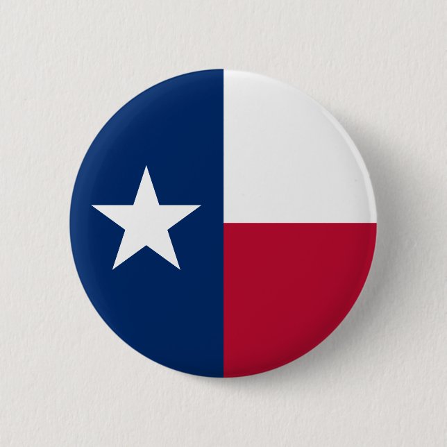 Texanische Staatsflagge (Texas) Button (Vorderseite)