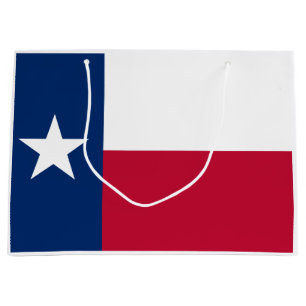 Texanische Staatsflagge (Texas) Große Geschenktüte