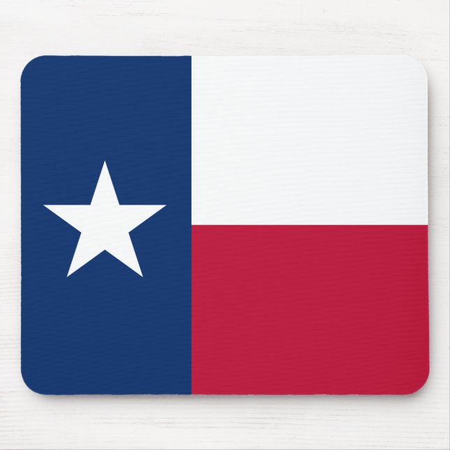 Texanische Staatsflagge (Texas) Mousepad (Vorne)