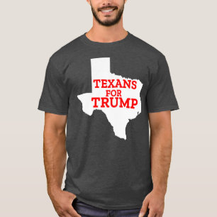 Texans For Trump ReElection American Texas 2020 T-Shirt