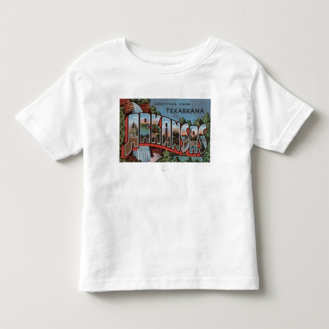 Texarkana, Arkansas (Wasserfall-Szene) Kleinkind T-shirt (Vorderseite)