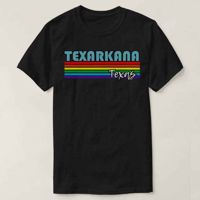 Texarkana Texas Pride Texarkana LGBT Geschenk LGBT T-Shirt (Design vorne)