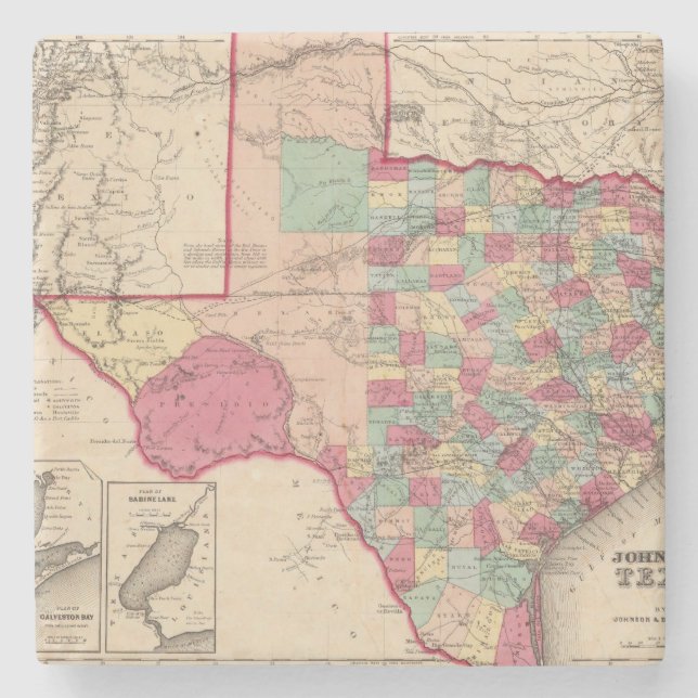 Texas 10 steinuntersetzer (Vorderseite)