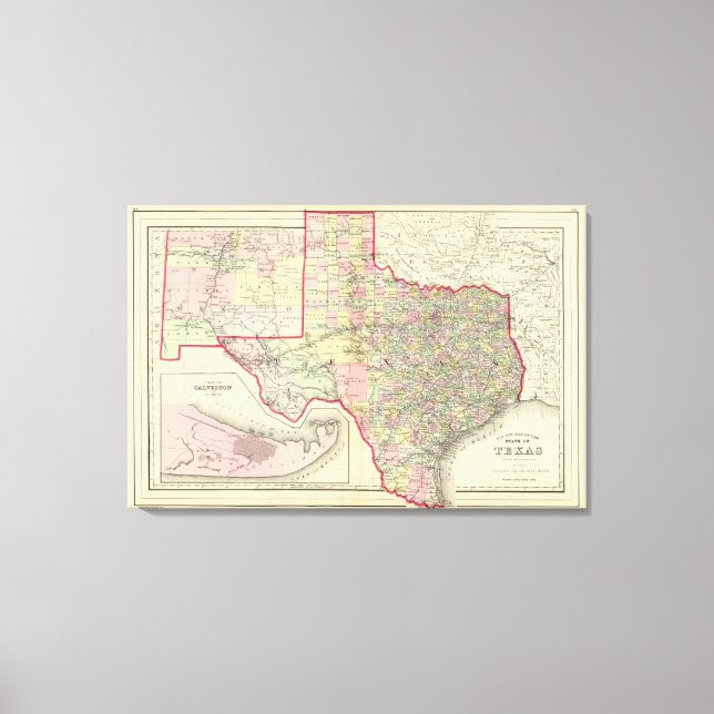 Texas 12 leinwanddruck (Vorderseite)