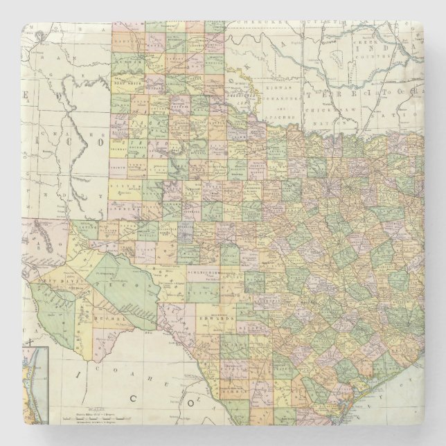 Texas 15 steinuntersetzer (Vorderseite)