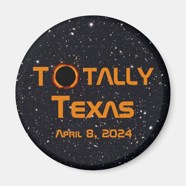 Texas 2024 Solar Eclipse Magnet (Vorne)