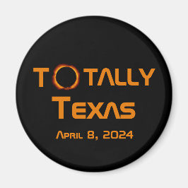 Texas 2024 Solar Eclipse Magnet