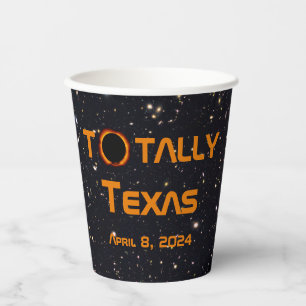 Texas 2024 Solar Eclipse Pappbecher