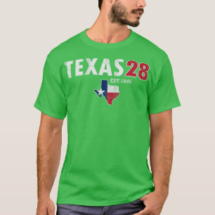 Texas 28. Staat 1845 Vintag Texan T-Shirt