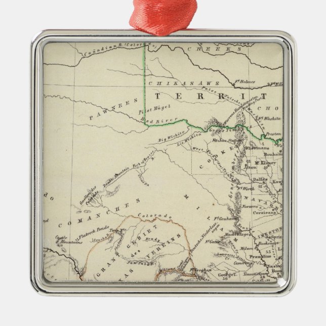 Texas 2 silbernes ornament (Vorne)