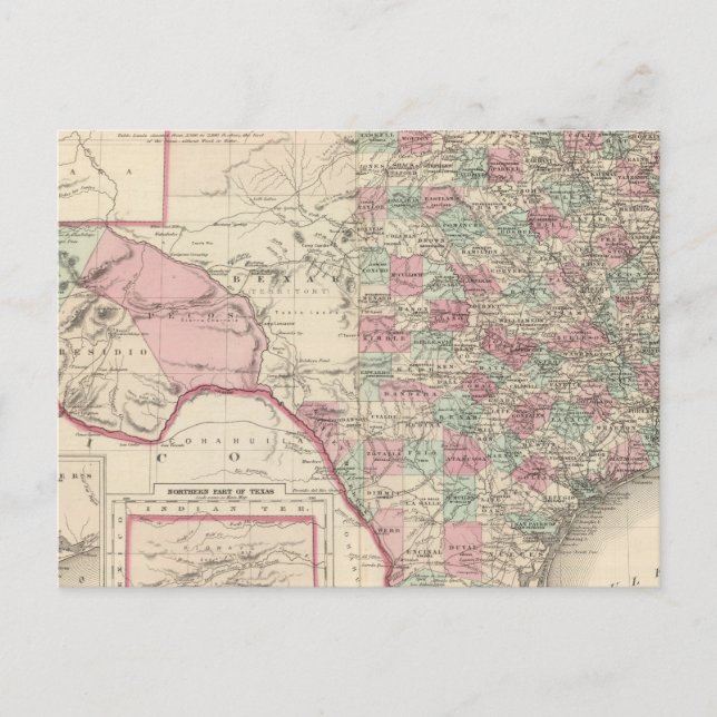 Texas 5 postkarte (Vorderseite)