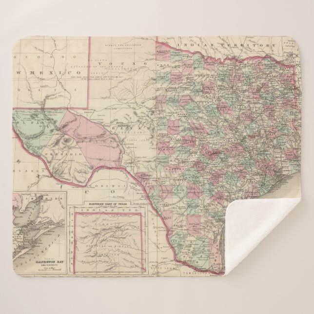 Texas 5 sherpadecke (Vorderseite (Horizontal))