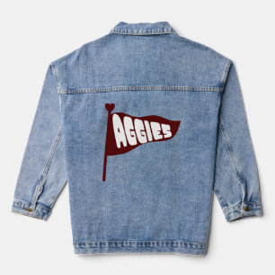 TEXAS A&M AGGIES DENIM-JACKE JEANSJACKE