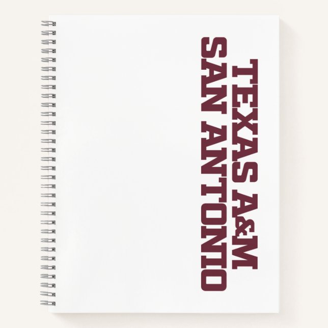 Texas A&M San Antonio Notizbuch (Vorderseite)