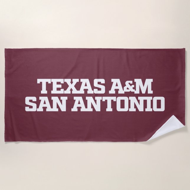Texas A&M San Antonio Strandtuch (Vorderseite)