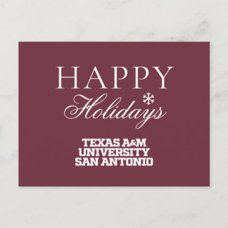 Texas A&M University - San Antonio Feiertagspostkarte