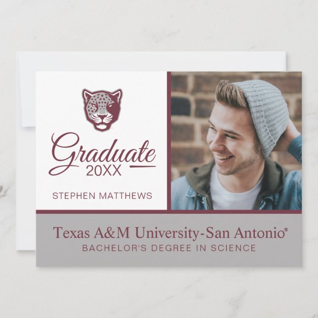 Texas A&M University - San Antonio | Jaguars Einladung (Vorderseite)