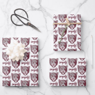 Texas A&M University - San Antonio Jaguars Geschenkpapier Set