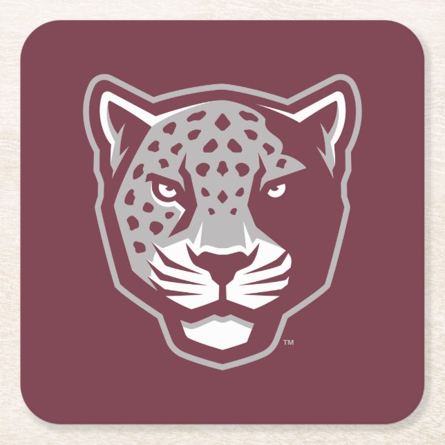Texas A&M University - San Antonio | Jaguars Rechteckiger Pappuntersetzer (Vorderseite)