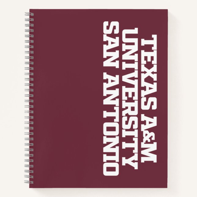 Texas A&M University - San Antonio Notizbuch (Vorderseite)