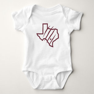 Texas A&M University - San Antonio Staat-Logo 2 Baby Strampler