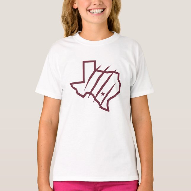 Texas A&M University - San Antonio | Staat-Logo 2 T-Shirt (Vorderseite)