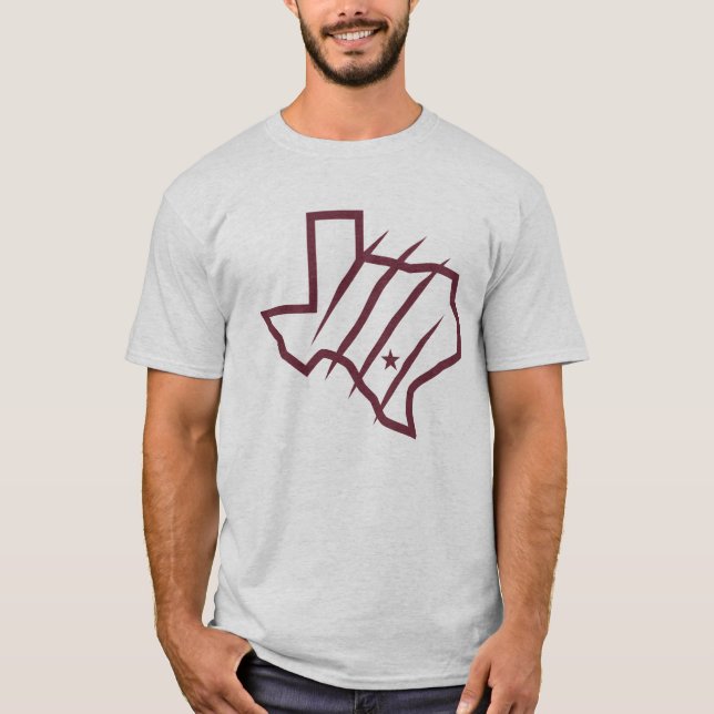Texas A&M University - San Antonio | Staat-Logo 2 T-Shirt (Vorderseite)