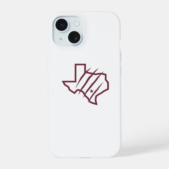 Texas A&M University - San Antonio | Staat-Logo iPhone 15 Hülle (Rückseite)