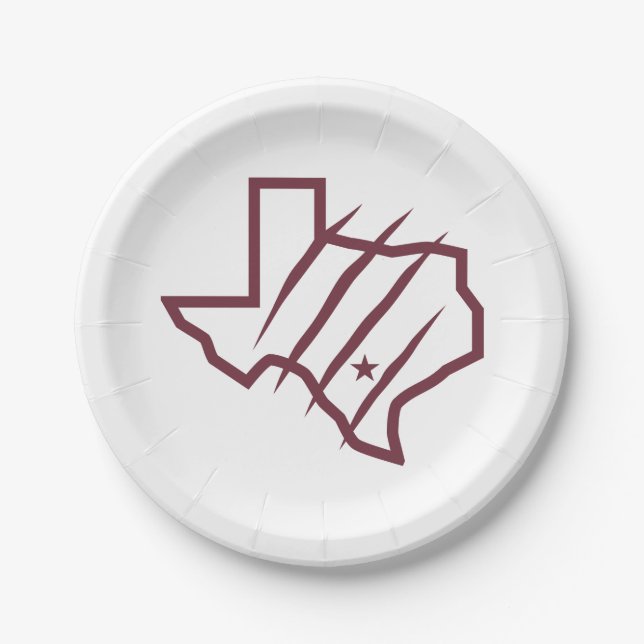 Texas A&M University - San Antonio | Staat-Logo Pappteller (Vorderseite)