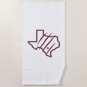 Texas A&M University - San Antonio   Staat-Logo Strandtuch
