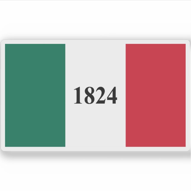 Texas Alamo Flag Aufkleber (Vorderseite)