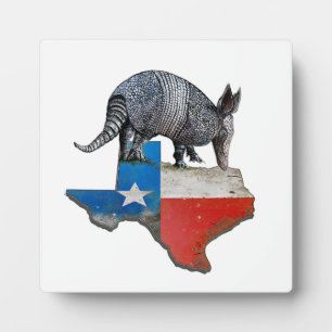 Texas Armadillo Fotoplatte