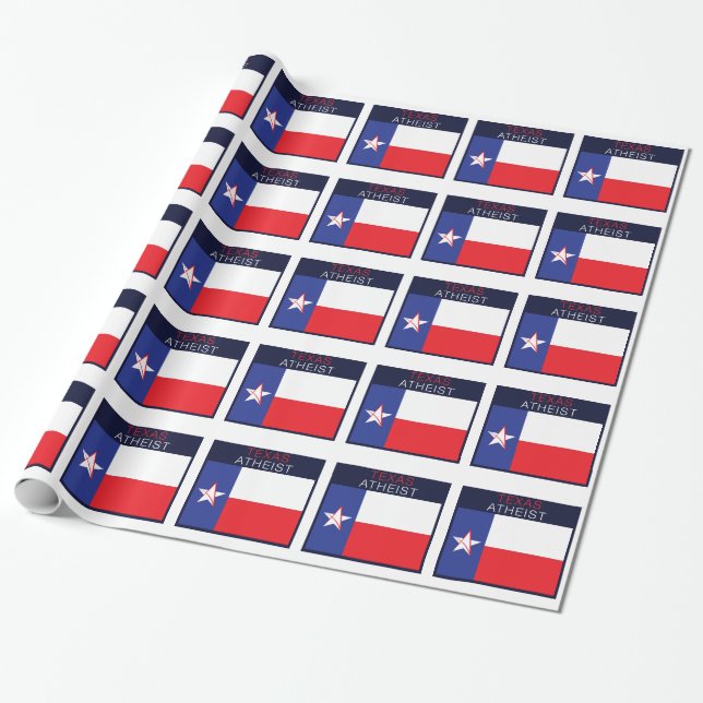 Texas-Atheist Geschenkpapier (Ungerollt)
