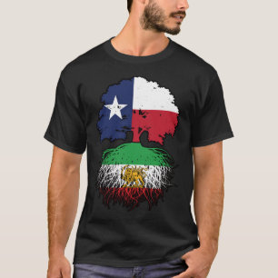 Texas aufgewachsene iranische Wurzeln Löwe und Son T-Shirt