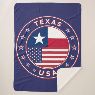 Texas Aufkleber, Handy, Totbeutel Sherpadecke